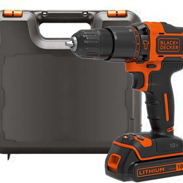 BLACK & DECKER Impact driver-drill | BDCHD18K-QW | 18 V | 1.5 Ah | Li-Ion