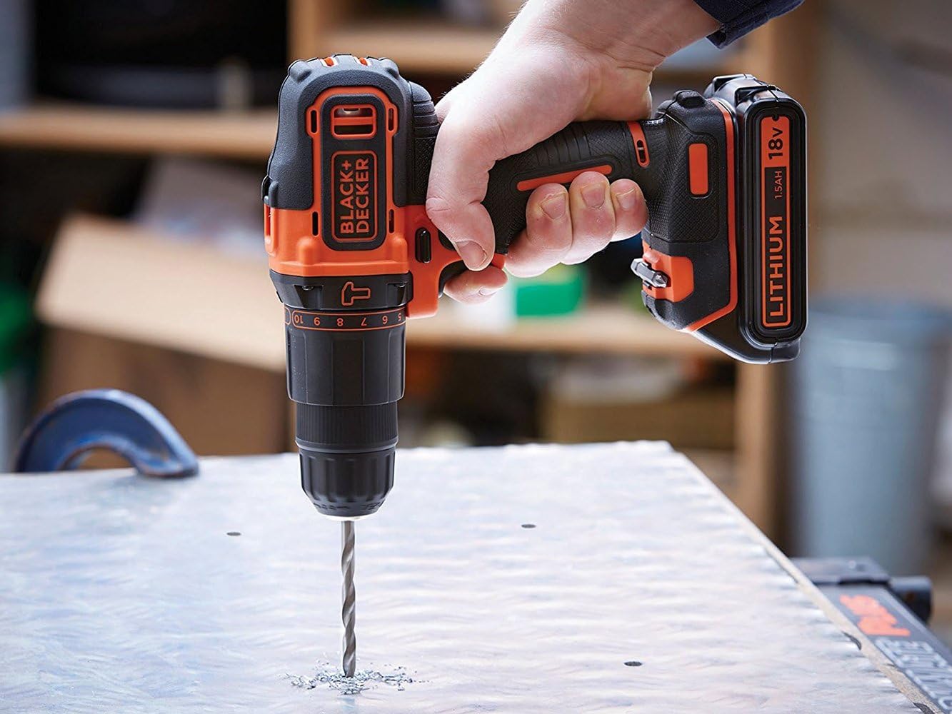 BLACK & DECKER | Impact driver-drill | BDCHD18K-QW | 18 V | 1.5 Ah | Li-Ion - Image 3