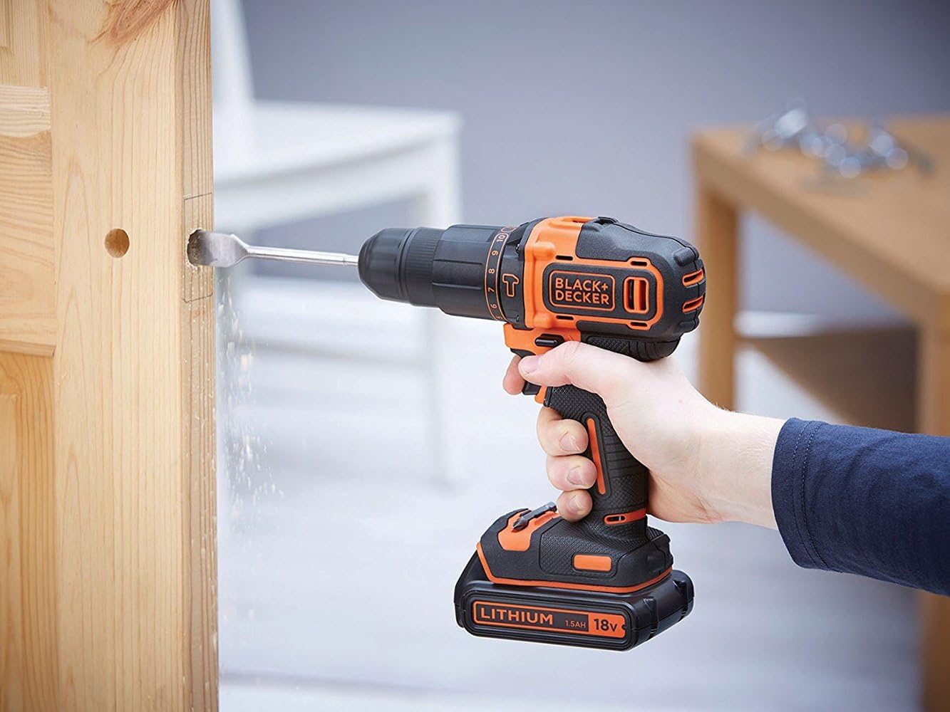 BLACK & DECKER | Impact driver-drill | BDCHD18K-QW | 18 V | 1.5 Ah | Li-Ion - Image 4