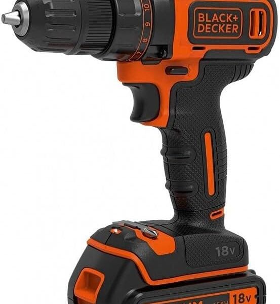 BLACK & DECKER 18V , 2x1.5 Ah Cordless drill driver | BDCDD186KB-QW
