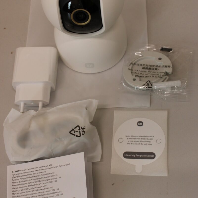 SALE OUT. Xiaomi Smart Camera C500 EU | Xiaomi Smart Camera | C500 | 24 month(s) | Dome | 6 MP | F1.6 | H.265 | MicroSD, max. 256 GB | DEMO - Image 3