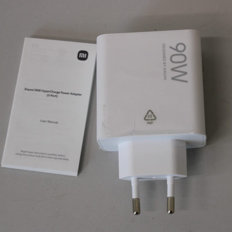 SALE OUT. Xiaomi 90W HyperCharge Power Adapter (3-Port), EU | DEMO - Image 2