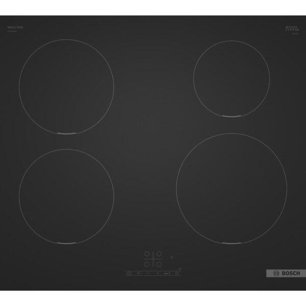 Bosch PIE61ABB5E Hob, Induction, Number of burners/cooking zones 4, 60 cm, Black | Bosch