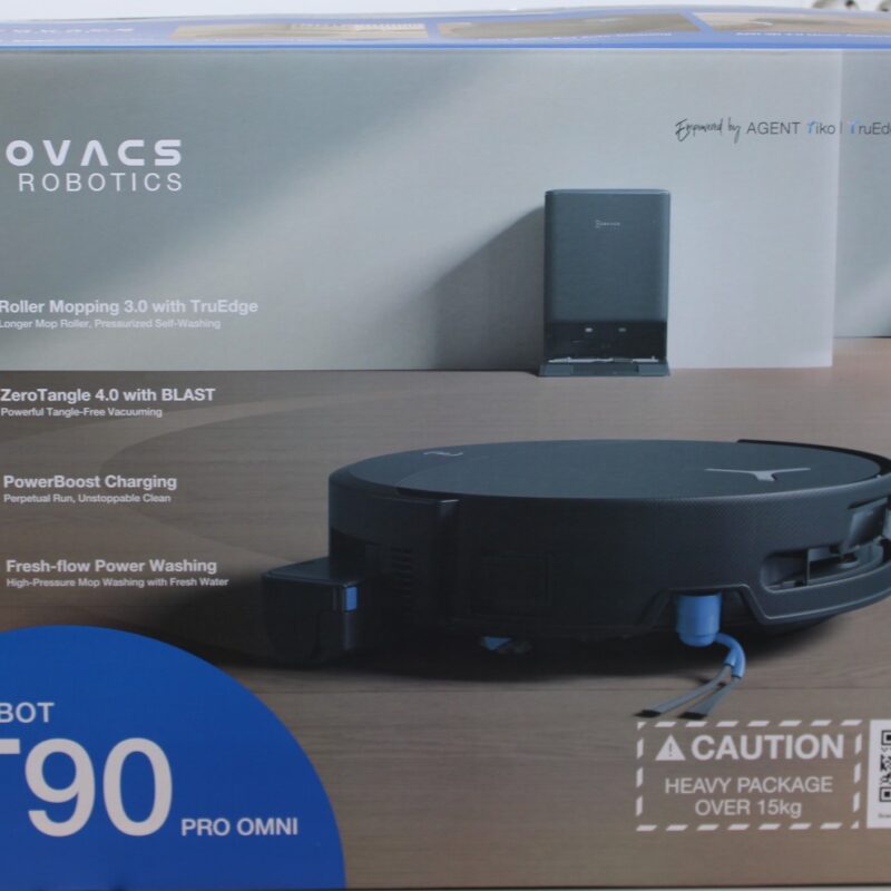 SALE OUT. Ecovacs DEEBOT T90 PRO OMNI BLACK Vacuum cleaner, Robot, Wet&Dry, 30800Pa, TruEdge 3.0, AIVI 3D 3.0, 4000 mAh, Black + Auto-empty | Ecovacs Robotic Vacuum Cleaner | DEEBOT T90 PRO OMNI | Wet&Dry | Operating time (max) 350 min | Li-Ion | 4000 mAh | Dust capacity 0.25 L | 30000 Pa | Black | SCRATCHED ITEM PART, DEMO