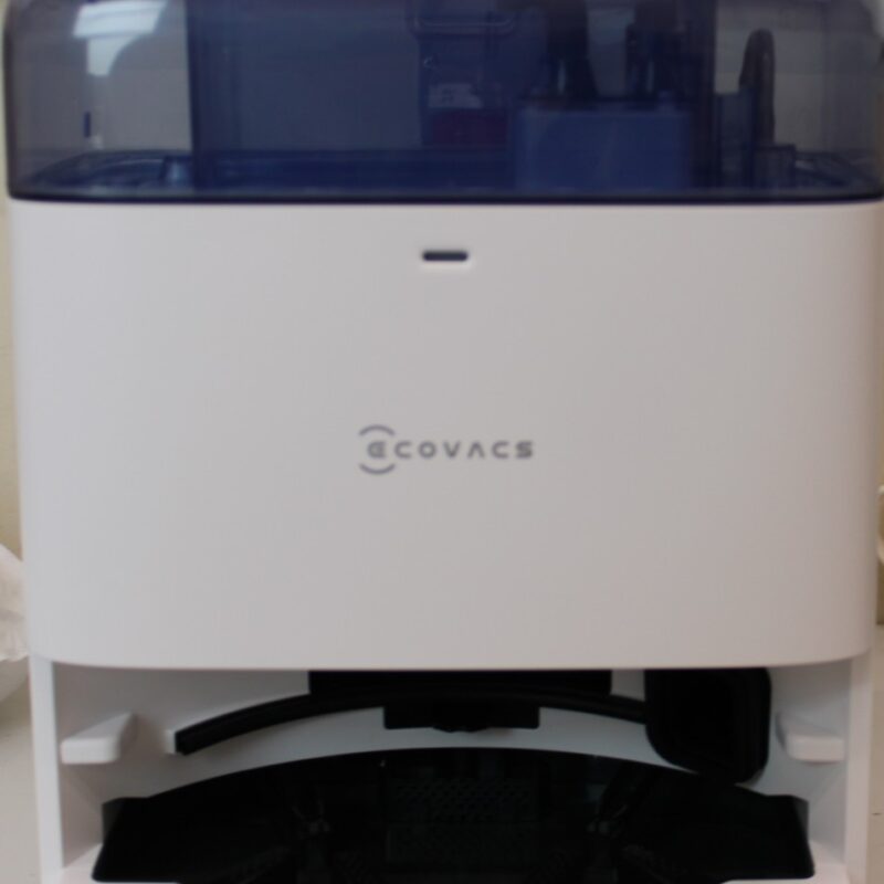 SALE OUT. Ecovacs DEEBOT mini Vacuum cleaner, Robot, Wet&Dry, ZeroTangle Technology, Agile Navigation, White/Blue + Auto-empty station | Ecovacs Robotic Vacuum Cleaner | DEEBOT mini BLUE | Wet&Dry | Li-ion | 3200 mAh | Dust capacity 1.8 L | 8000 Pa | White/Blue | SCRATCHED ITEM, DAMAGED CHARGING STATION BODY - Image 3