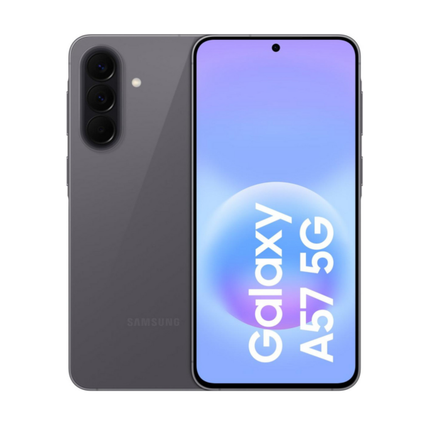 Samsung | Galaxy | A57 | Grey | 6.7 " | Super AMOLED Plus | 1080 x 2340 pixels | Exynos | 1680 | Internal RAM 8 GB | 128 GB | Dual SIM | 3G | 4G | 5G | Main camera resolution 50 MP | Secondary camera resolution 12 MP | Android | 5000 mAh