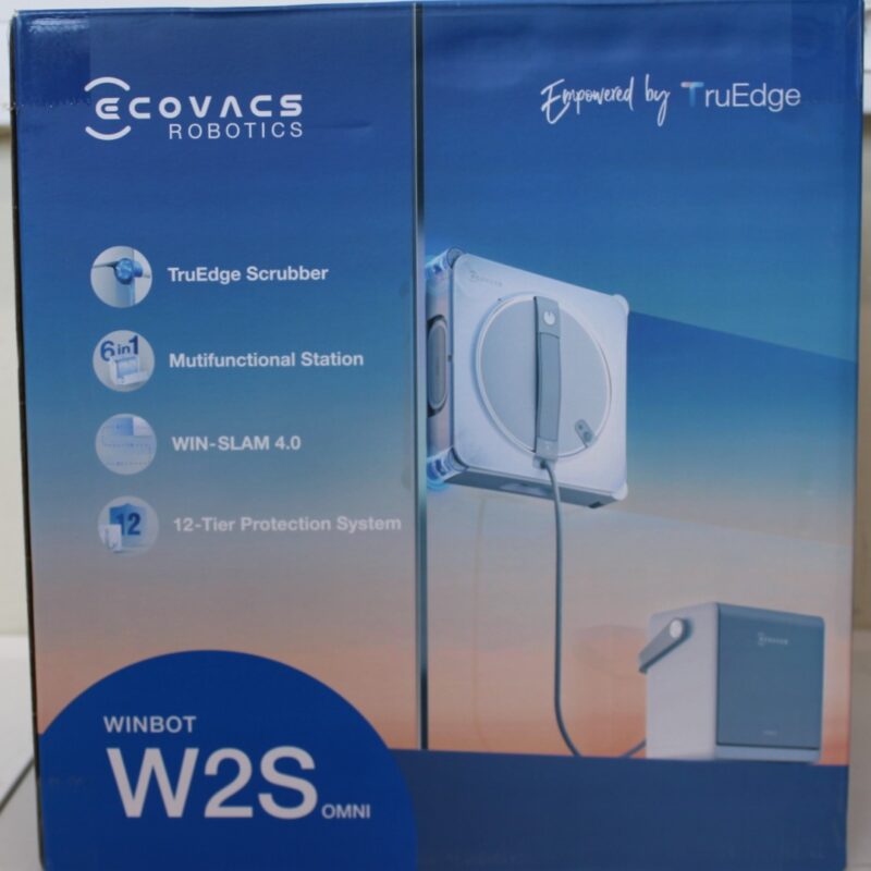 SALE OUT. | Ecovacs Window Cleaning Robot | WINBOT W2S OMNI | Corded | 8000 Pa | White | SCRATCHED ITEM, REMOVED SOCKET COVER