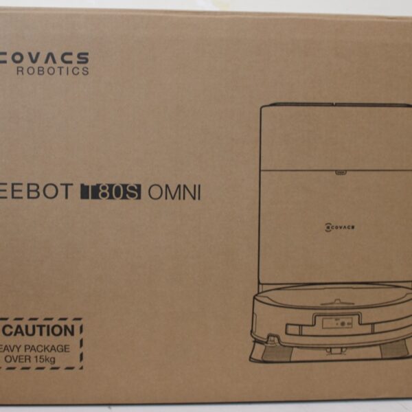 SALE OUT. Ecovacs DEEBOT T80S OMNI BLACK Vacuum cleaner, Robot, Wet&Dry, 24800Pa, TruEdge 3.0, AIVI 3D 3.0, 6400 mAh, Black + Auto-empty sta | Ecovacs Robotic Vacuum Cleaner | DEEBOT T80S OMNI BLACK | Wet&Dry | 6400 mAh | 24800 Pa | Black | SCRATCHED ITEM, DEMO