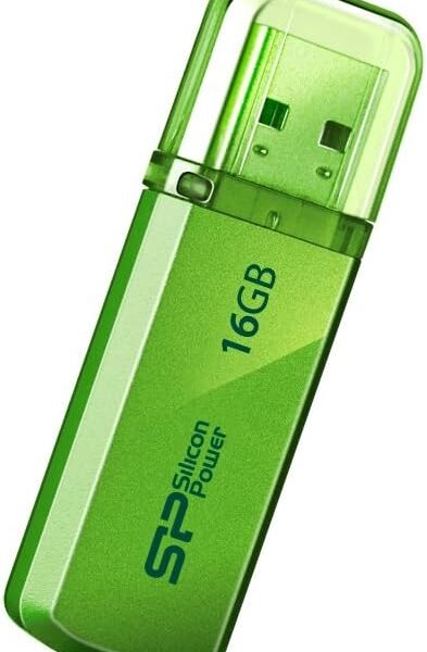 Silicon Power | Helios 101 | 16 GB | USB Type-A | Green