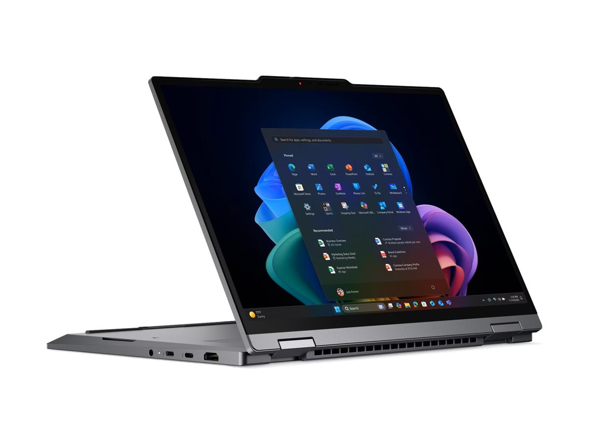 Lenovo ThinkPad X1 2-in-1 G11 Intel | Grey | 14 " | IPS | Touchscreen | WUXGA | 1920 x 1200 pixels | Anti-glare | Intel Core Ultra 5 | 325 | 32 GB | Soldered LPDDR5X | Solid-state drive capacity 512 GB | Intel Graphics | Windows 11 Pro | 802.11be | Bluetooth version 5.4 | 4G/5G upgradable | Keyboard language Nordic | Keyboard backlit | Warranty 36 month(s) | Battery warranty 12 month(s) - Image 9
