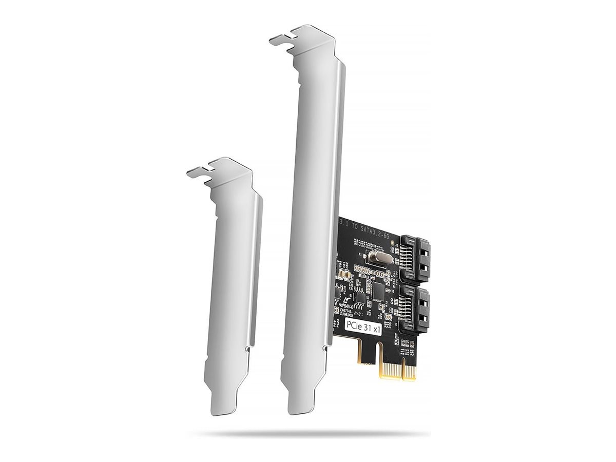 AXAGON Two-channel SATA III PCI-Express controller with two internal SATA port outputs | PCES-SJ2 - Image 2