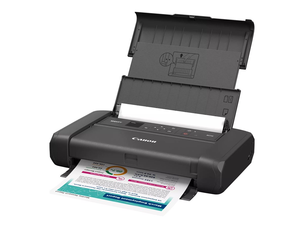 Canon MAXIFY BX110 with battery | Colour | Inkjet | Printer | Maximum ISO A-series paper size A4 | Black - Image 3