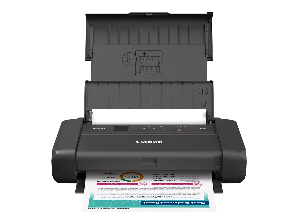 Canon MAXIFY BX110 with battery | Colour | Inkjet | Printer | Maximum ISO A-series paper size A4 | Black - Image 5
