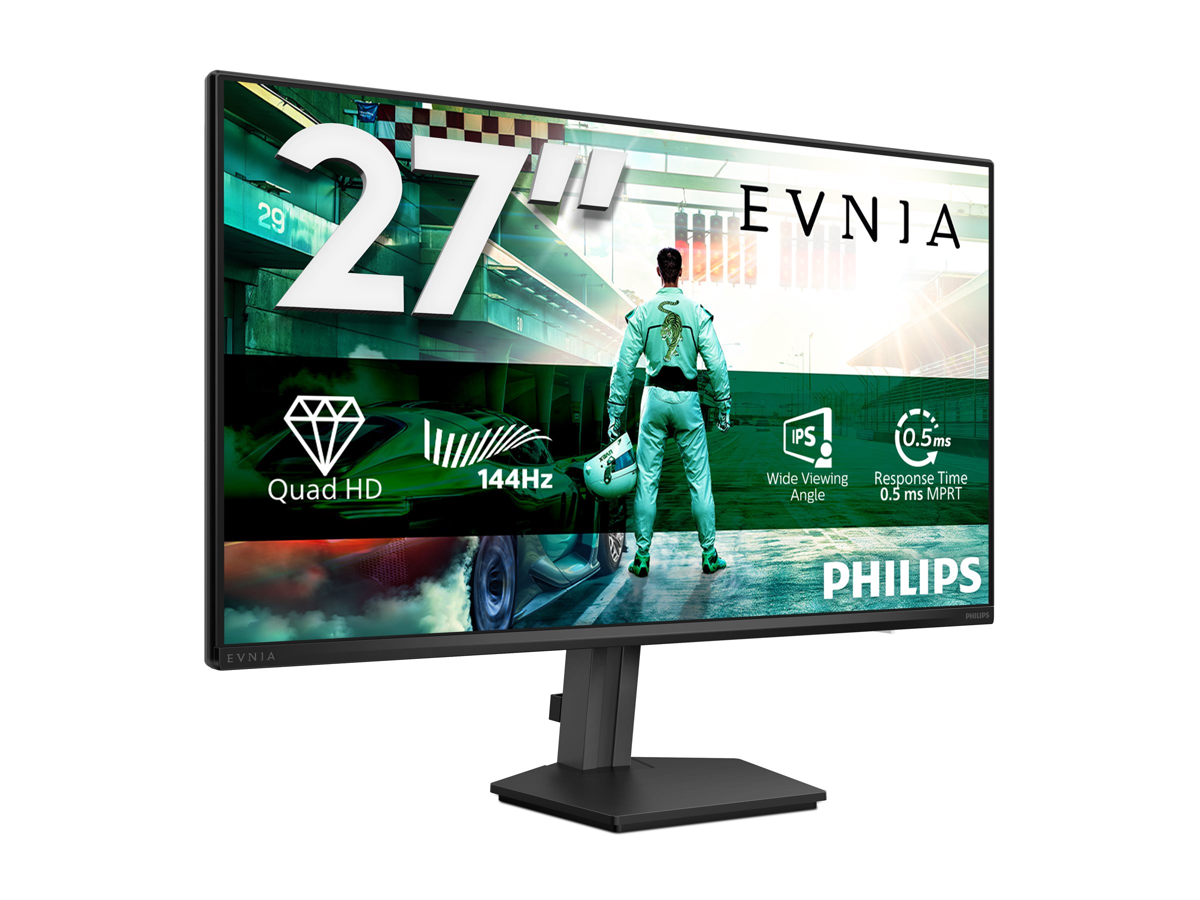 Philips | 27M2N3500NF/00 | 27 " | IPS | QHD | 16:9 | 144 Hz | 0.5 ms | 2560 x 1440 pixels | 300 cd/m² | HDMI ports quantity 1 | Black - Image 2