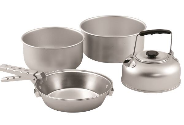 Easy Camp | Adventure Cook Set M | Aluminium | Silver