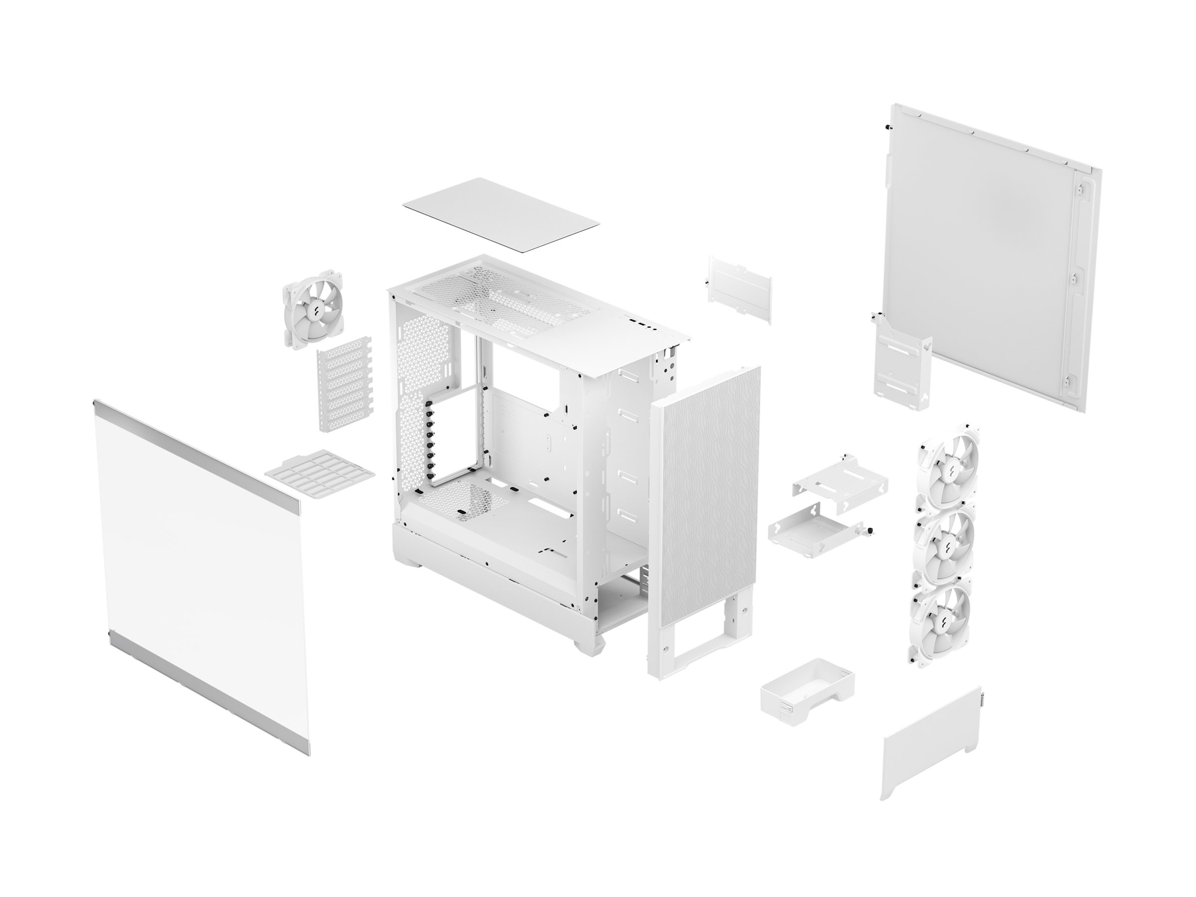 Fractal Design | Pop XL Air RGB | Side window | White TG Clear Tint | E-ATX up to 280 mm, ATX , mATX, Mini ITX | ATX - Image 24