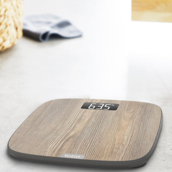 TEFAL | PP1600 Origin | Bathroom Scale | Maximum weight (capacity) 160 | Accuracy 100 | Wood design