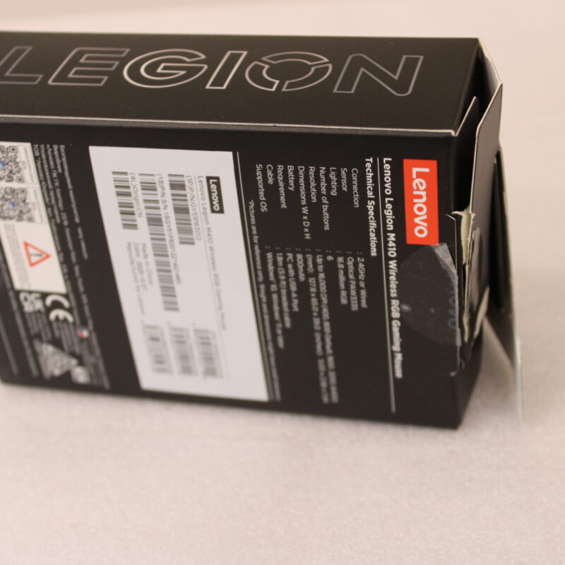 SALE OUT. Lenovo Gaming Mouse | M410 RGB | Wireless | 2.4 GHz | UNPACKED, DAMAGED PACKAGING - Image 2
