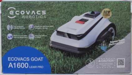 SALE OUT. | Ecovacs Lawn Mower | GOAT A1600 LiDAR PRO | 3000 Ah | White | DAMAGED PACKAGING