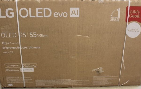 SALE OUT. LG OLED55G51LW 55" (140 cm) Premium OLED TV | LG OLED55G51LW | 55 | Smart TV | webOS 25 | UHD | DAMAGED PACKAGING
