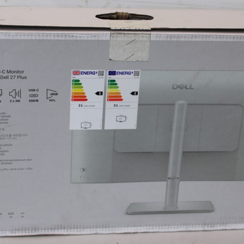 SALE OUT. Dell LCD S2725DC 27" IPS QHD/2560×1440/HDMI,DP,USB,USB-C/White | Dell S2725DC | 27 " | IPS | QHD | 16:9 | 144 Hz | 1 ms | 2560 x 1440 pixels | 350 cd/m² | HDMI ports quantity 1 | White | Warranty 32 month(s) | DAMAGED PACKAGING - Image 2