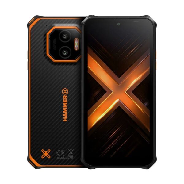 Hammer | Energy X2 | Black/Orange | 6.1 " | IPS | 1560 x 720 pixels | Mediatek | G81 | Internal RAM 6 GB | 128 GB | Dual SIM | 4G | Main camera resolution 50 MP | Android | 15 | 5000 mAh