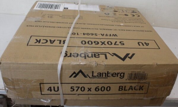 SALE OUT. Lanberg Rack cabinet 19" wall-mounted 4U 600 fast assembly (flat pack), black | SALE OUT. Lanberg Rack cabinet 19" wall-mounted 4U 600 fast assembly (flat pack) | WFFA-5604-10B | Black | DAMAGED PACKAGING, UNPACKED