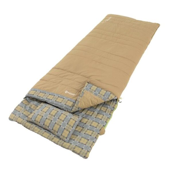 Outwell | with loose Pillow | Sleeping bag | Commodore | 225 x 85 cm | 9/5/-8 °C | 2 way open - auto lock, L-shape