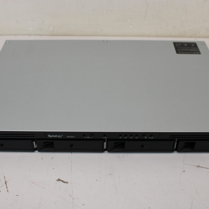 SALE OUT. Synology RS422+ | Up to 4 HDD/SSD Hot-Swap | AMD Ryzen | Ryzen R1600 | Processor frequency 2.6 GHz | 2 GB | DDR4 | UNPACKED, SCRATCHED ON TOP - Image 3