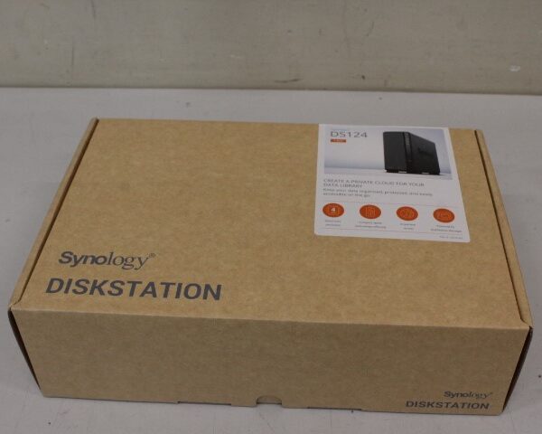 SALE OUT. Synology Tower NAS | DS124 | up to 1 HDD/SSD | Realtek | RTD1619B | Processor frequency 1.7 GHz | 1 GB | DDR4 | DEMO