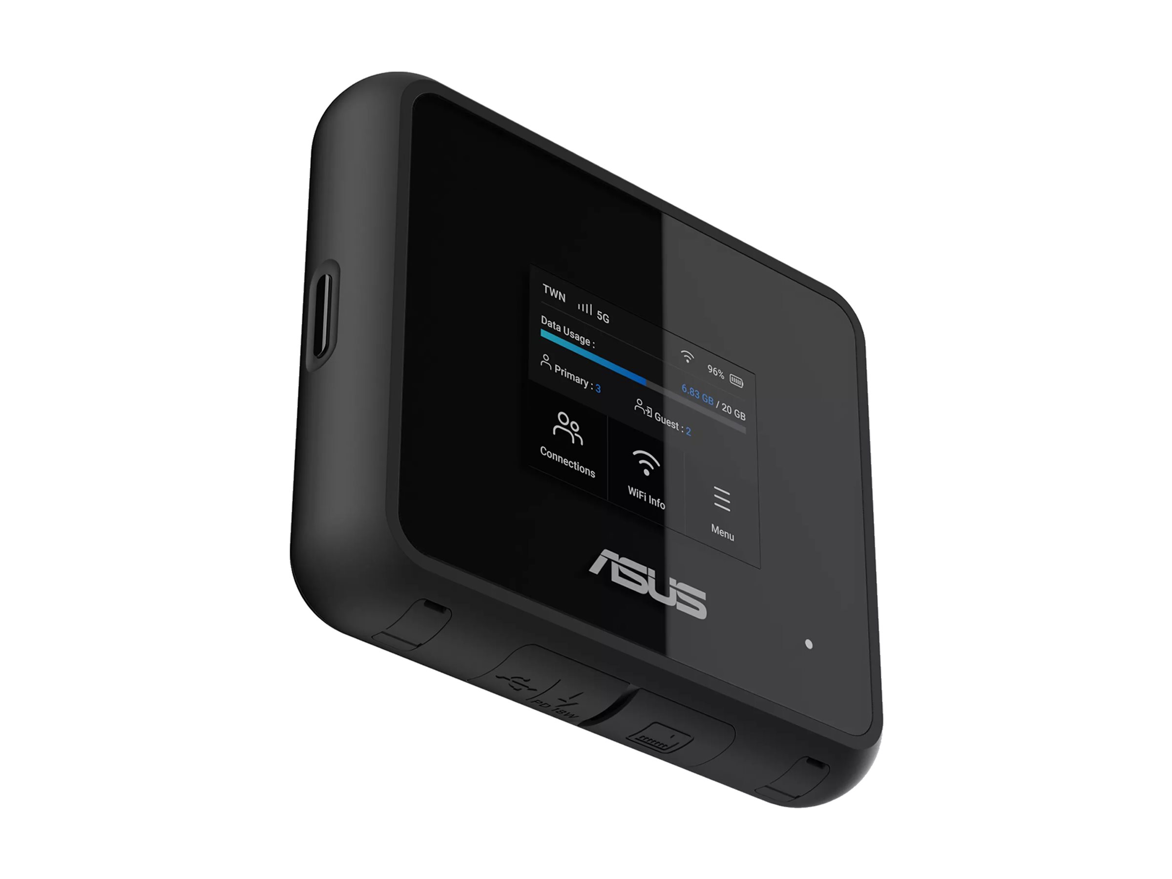 Asus 5G-GO Tri-band, Wi-Fi 7 (802.11 be), Mobile Router | Asus - Image 3