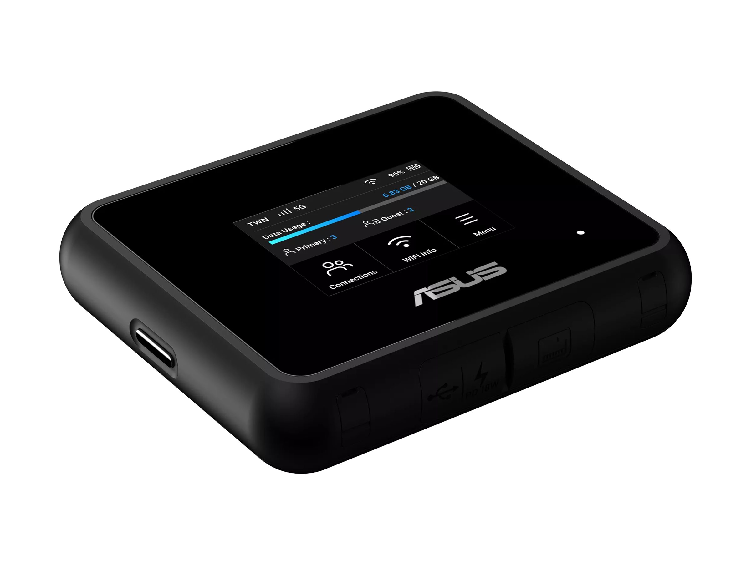 Asus 5G-GO Tri-band, Wi-Fi 7 (802.11 be), Mobile Router | Asus - Image 5