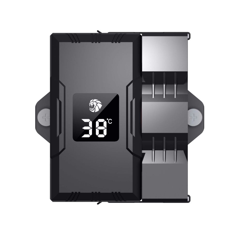 Gamemax CPU Air Cooler | GAMMA 90 DIGITAL BK | Black - Image 2