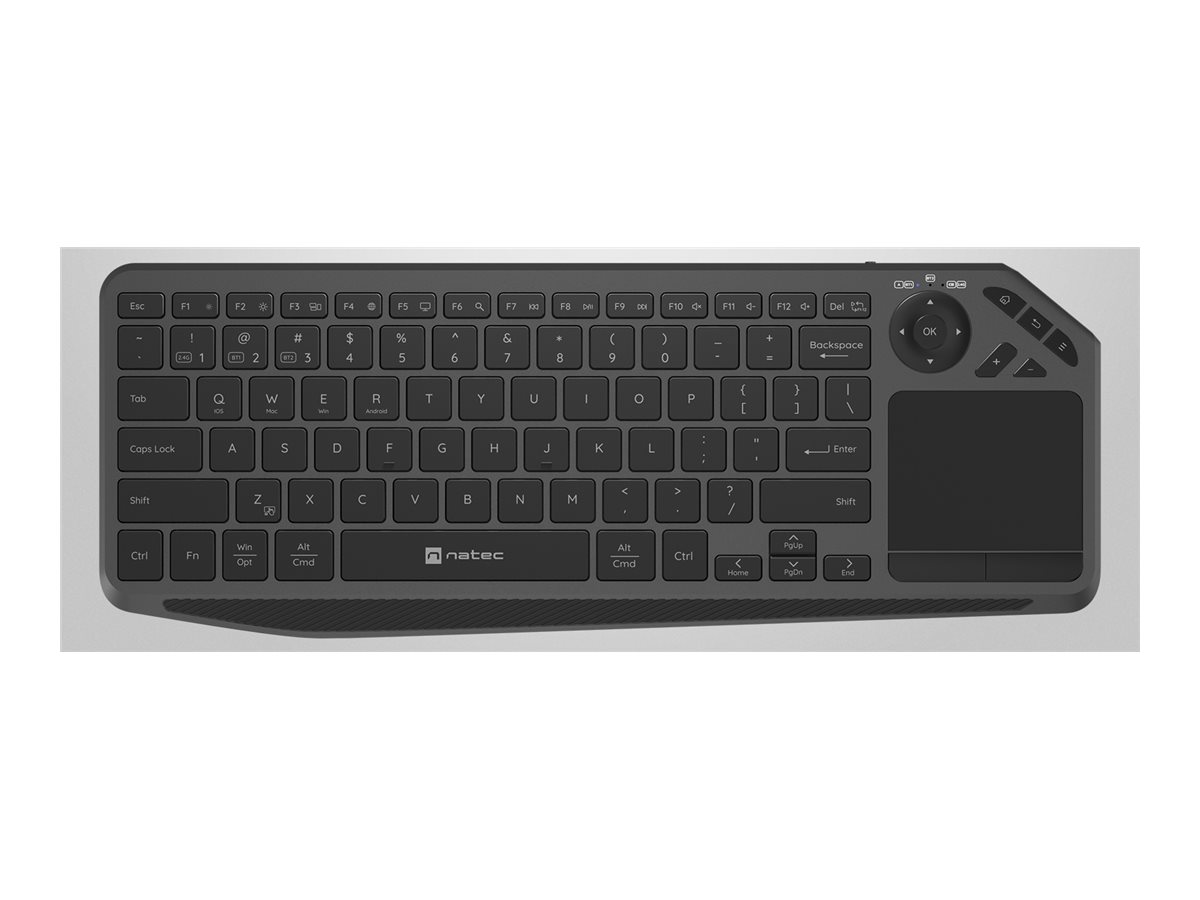 Natec Turbot 2 | Keyboard | Wireless | US | Bluetooth | Black/Gray - Image 4