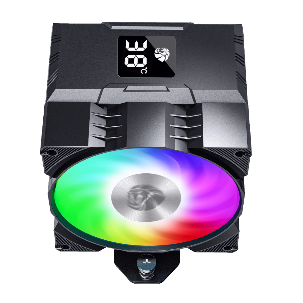 Gamemax CPU Air Cooler | GAMMA 90 DIGITAL BK | Black - Image 4