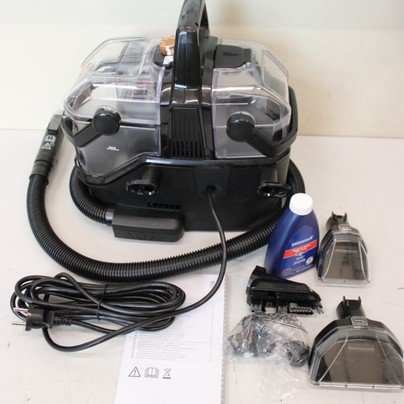 SALE OUT. Bissell SpotClean HydroSteam Pro | Bissell Portable Carpet and Upholstery Cleaner | SpotClean HydroSteam Pro | Corded operating | Washing function | 1000 W | Black | 24 month(s) | DAMAGED PACKAGING, USED AND SCRATCHED - Image 5