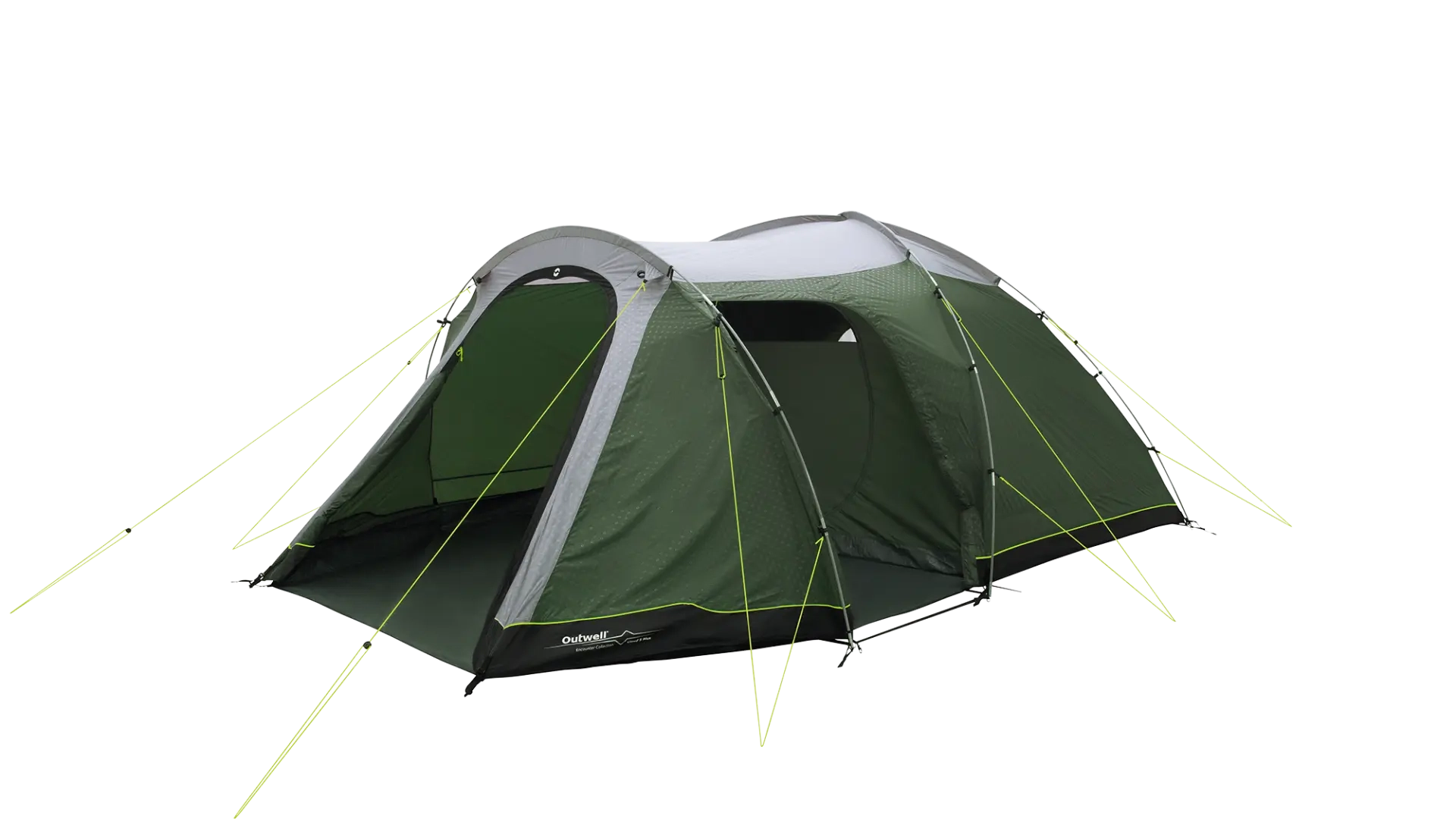 Outwell Two Room Dome Tent | Cloud 5 Plus | 5 person(s) | Green/Grey - Image 6