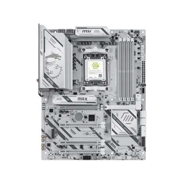 MSI MAG B850 GAMING PLUS MAX WIFI | Processor family AMD | Processor socket AM5 | DDR5 | Supported hard disk drive interfaces SATA, M.2 | Number of SATA connectors 4