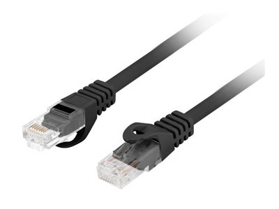 Lanberg | Patchcord Cat.6 UTP LSZH CU | PCU6-10CU-0100-BK | 1 m | Black - Image 5