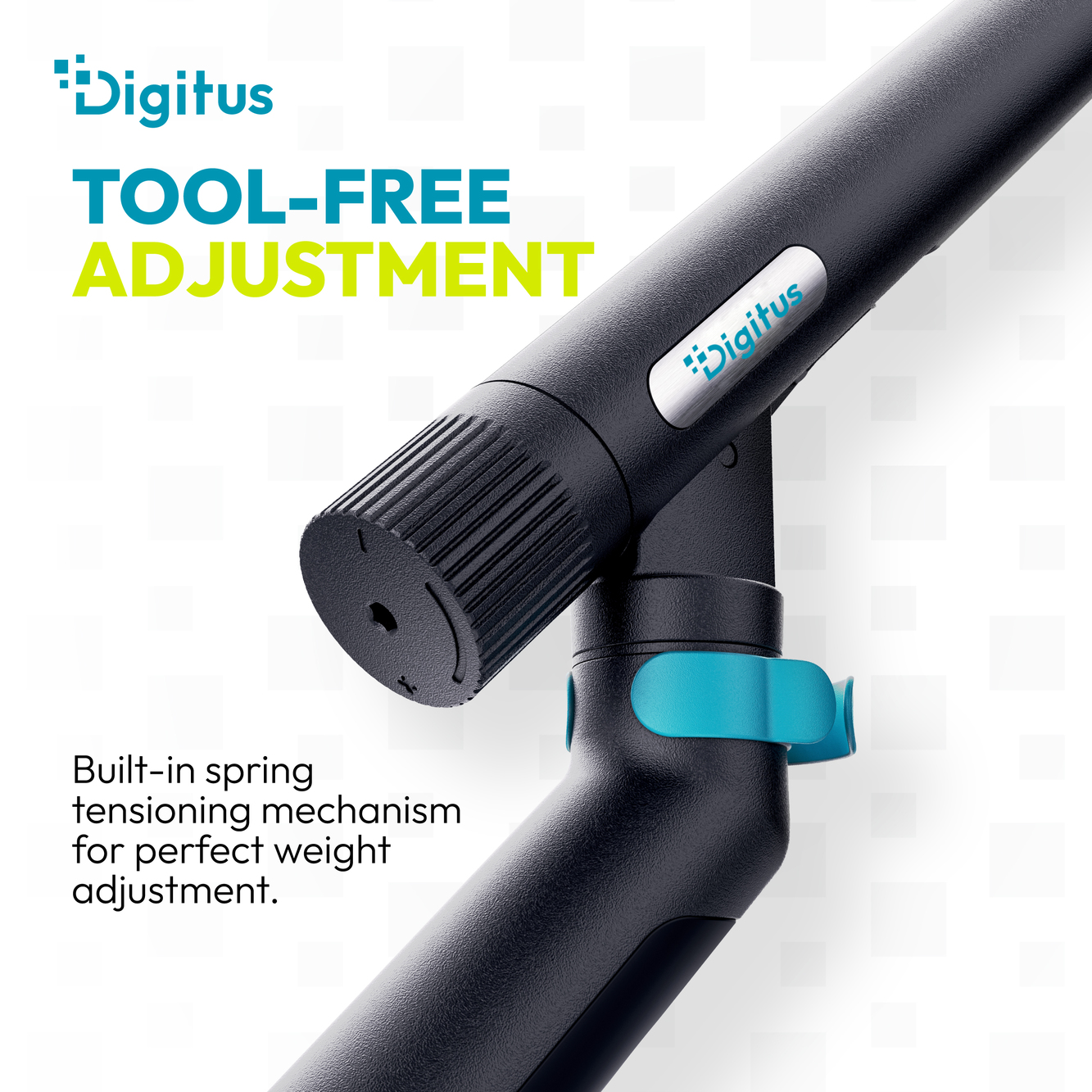 Digitus Desk Mount | Tilt, rotation, pivot | Single design monitor mount | 35 " | Maximum weight (capacity) 10 kg | Black - Image 10