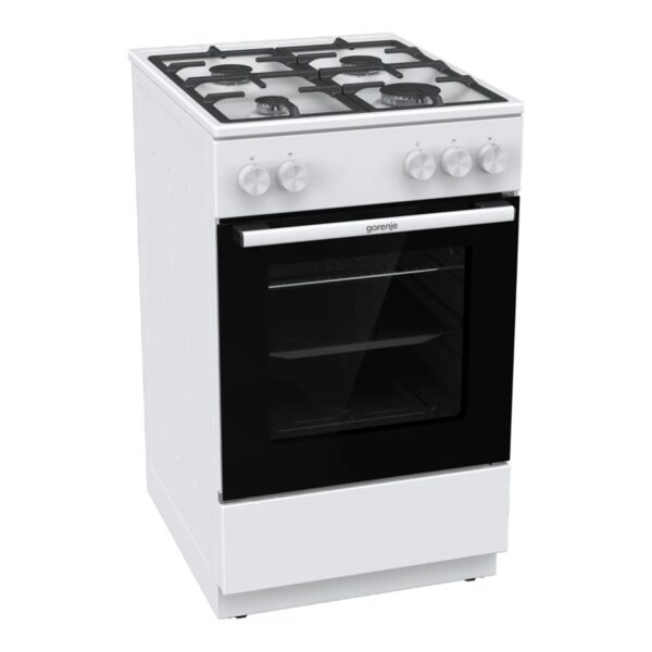 Gorenje GG5A10WFFM | Cooker | Hob type Gas | Oven type Gas | White | Width 50 cm | Grilling | Depth 59.4 cm | 70 L
