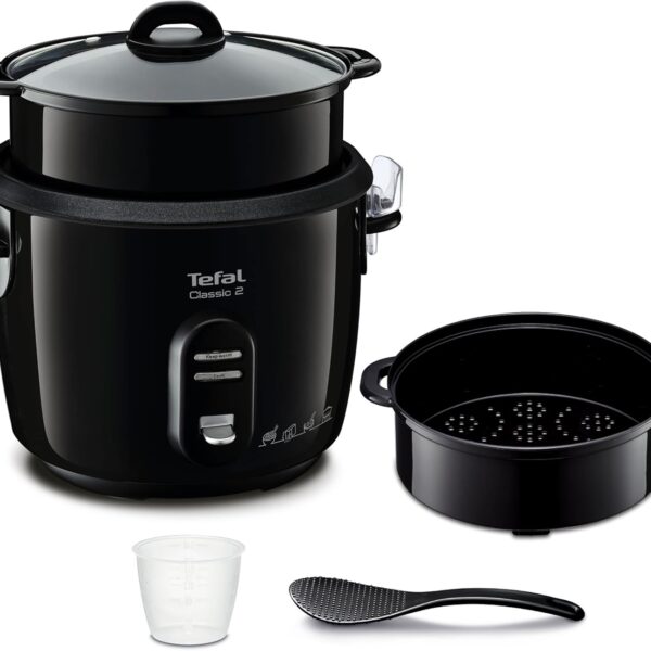 TEFAL | RK103811 Classic 2 | Rice cooker | 600 W | 5 L | Number of programs 3 | Black