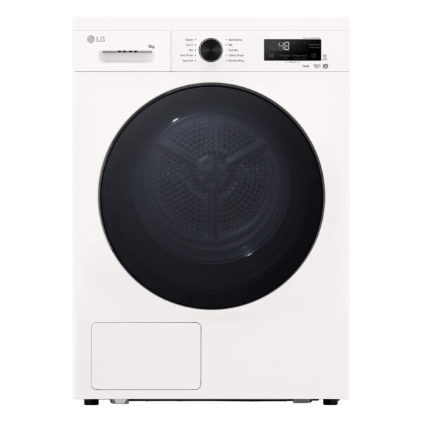LG Dryer Machine | RHX1009NWB | Energy efficiency class C | Front loading | 9 kg | LED | Heat pump | Depth 66 cm | Wi-Fi | White