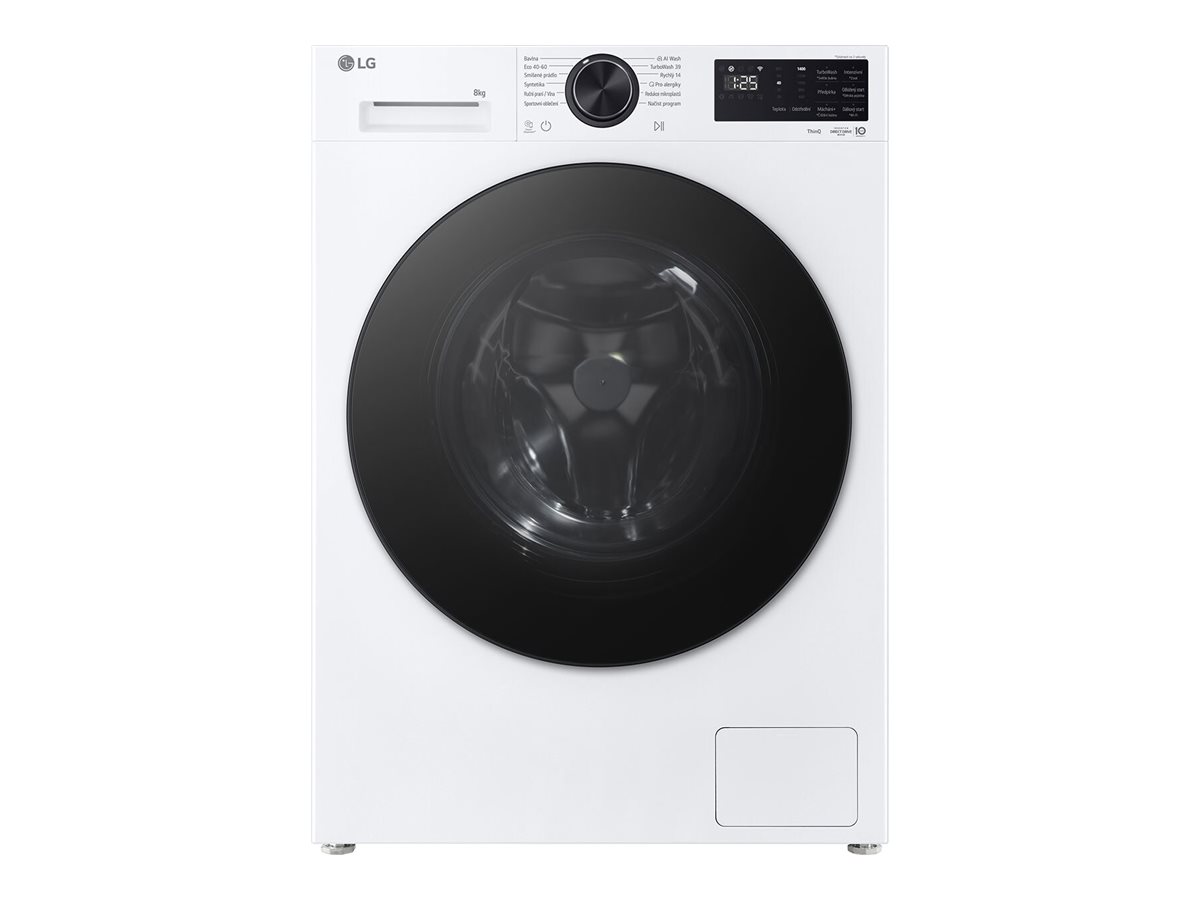 LG | Washing machine | F2X50S8TLB | Energy efficiency class A | Front loading | Washing capacity 8 kg | 1200 RPM | Depth 48 cm | Width 60 cm | Display | LED | Steam function | Direct drive | Wi-Fi | White - Image 11