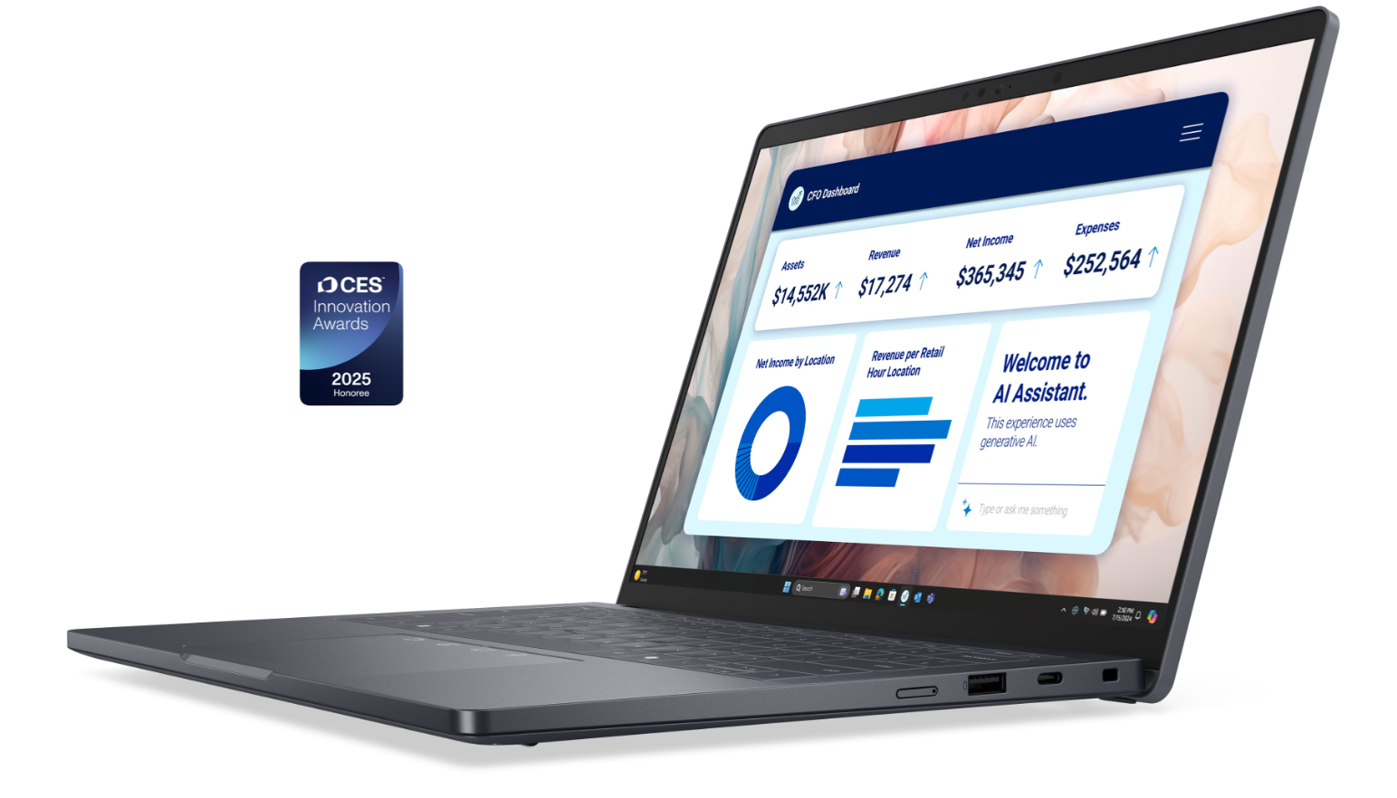 Dell Pro Premium 14 PA14250 | 14 " | FHD+ | Anti-glare | Intel Core Ultra 7 | 268V | 32 GB | LPDDR5x | Solid-state drive capacity 512 GB | Intel Arc Graphics | Windows 11 Pro | Bluetooth version 5.4 | Keyboard language Estonian | Keyboard backlit | Warranty 36 month(s) | Battery warranty 12 month(s) - Image 3