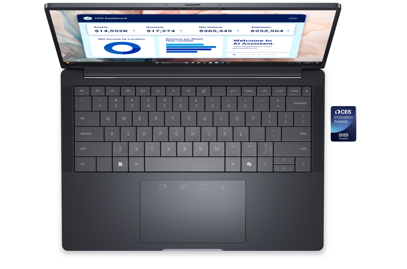 Dell Pro Premium 14 PA14250 | 14 " | FHD+ | Anti-glare | Intel Core Ultra 7 | 268V | 32 GB | LPDDR5x | Solid-state drive capacity 512 GB | Intel Arc Graphics | Windows 11 Pro | Bluetooth version 5.4 | Keyboard language Estonian | Keyboard backlit | Warranty 36 month(s) | Battery warranty 12 month(s) - Image 4