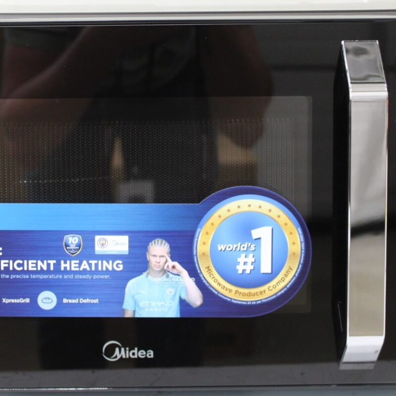 SALE OUT. Midea MAG25XF Microwave oven with grill, Oven 800 W, Grill 1000 W, 25 L, Black | Midea Microwave oven | MAG25XF | Free standing | 800 W | 25 L | Grill | Black | DAMAGED INNER PACKAGING, DEMO - Image 4