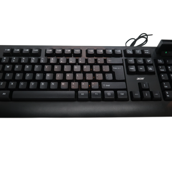 Acer AKW320 | Keyboard | Wired | US | Smart Card Reader | Black | Retil pack