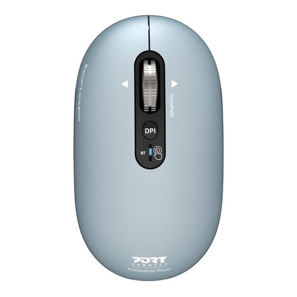 PORT CONNECT Mouse | PURE MAC | Wireless | Bluetooth | Pastel Blue