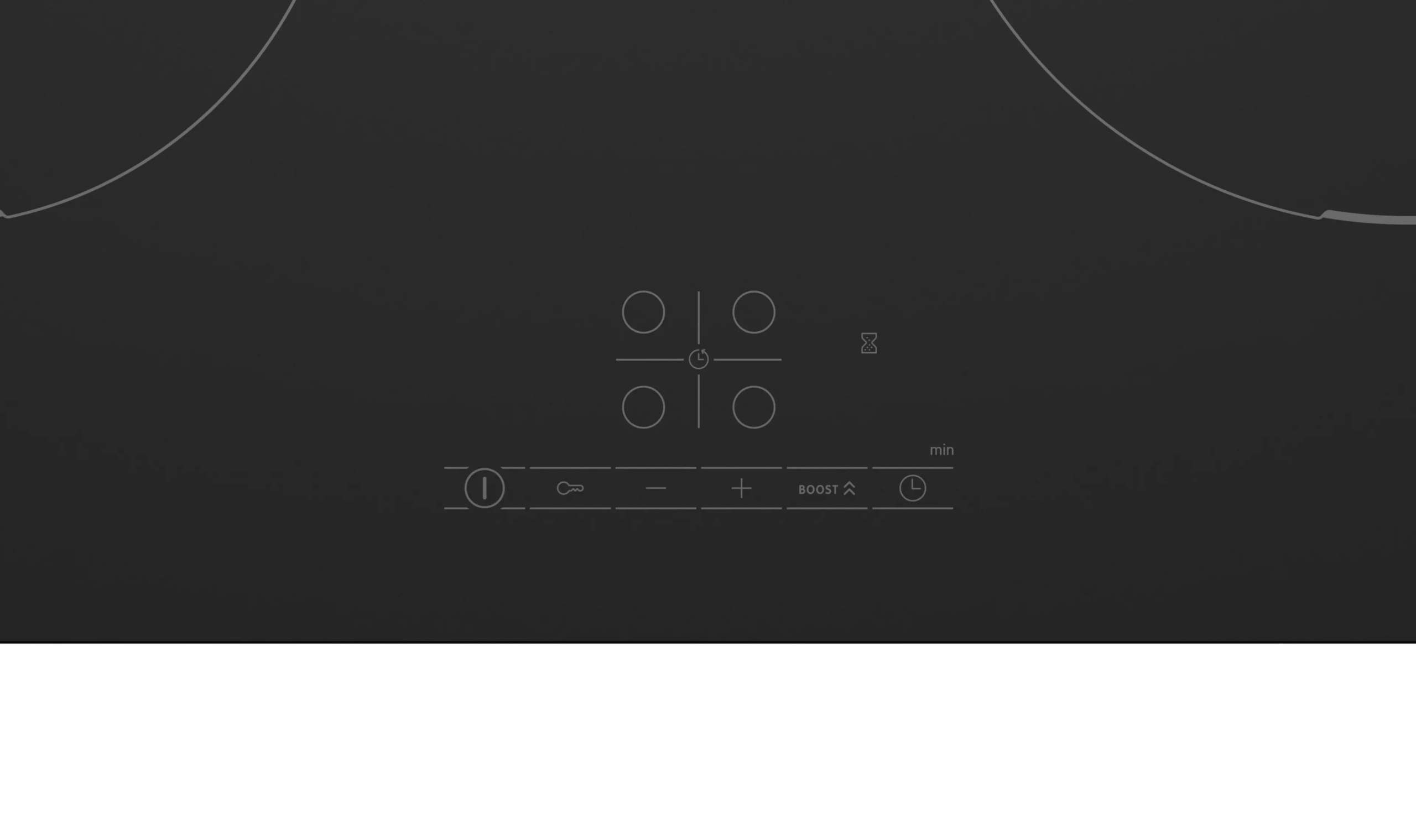 Bosch PIE61ABB5E | Hob | Induction | Number of burners/cooking zones 4 | Touch | Matt Black | Timer - Image 2